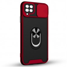 Husa spate Slide Case pentru Samsung Galaxy A22 - Rosu Husa spate Slide Case pentru Samsung Galaxy A22 - Rosu