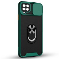 Husa spate pentru Samsung Galaxy A22 - Slide Case Verde