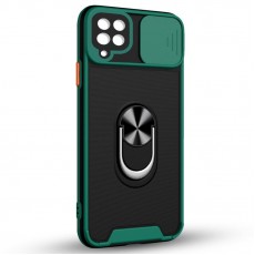 Husa spate Slide Case pentru Samsung Galaxy A22 - Verde Husa spate Slide Case pentru Samsung Galaxy A22 - Verde