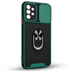 Husa spate Slide Case pentru Samsung Galaxy A72 - Verde Husa spate Slide Case pentru Samsung Galaxy A72 - Verde
