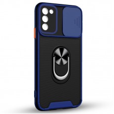 Husa spate Slide Case pentru Samsung Galaxy S20 FE - Albastru Husa spate Slide Case pentru Samsung Galaxy S20 FE - Albastru