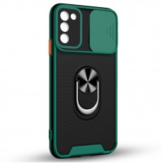 Husa spate Slide Case pentru Samsung Galaxy S20 FE - Verde Husa spate Slide Case pentru Samsung Galaxy S20 FE - Verde