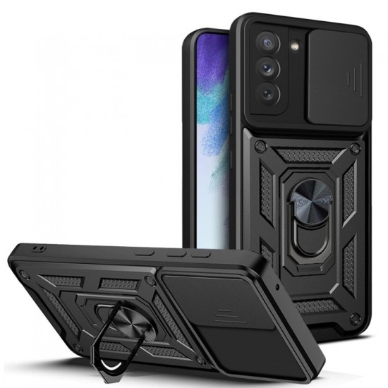 Husa spate Slide Case pentru Motorola Moto E20 - Negru