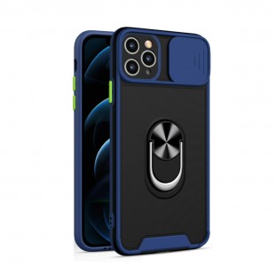Husa spate pentru iPhone 11 Pro Max - Slide Case Albastru