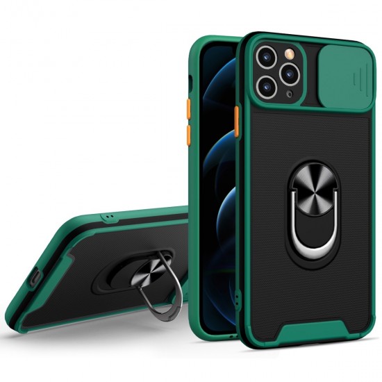 Husa spate pentru iPhone 14 Pro - Slide Case Verde