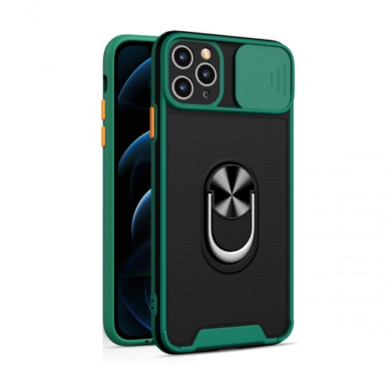 Husa spate Slide Case pentru iPhone 12 Pro Max - Verde