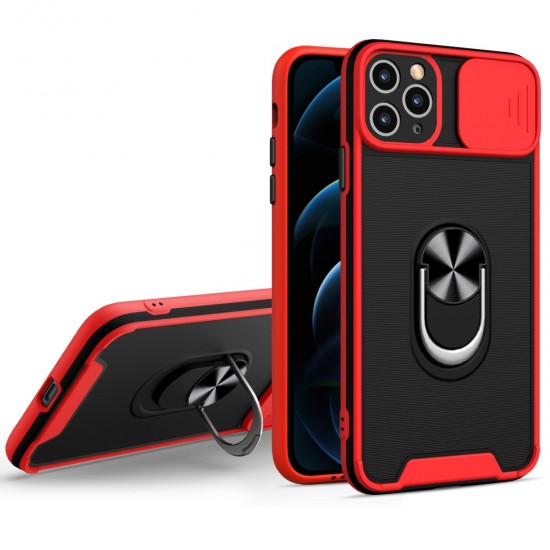 Husa spate pentru iPhone 11 Pro Max - Slide Case Rosu