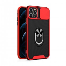 Husa spate Slide Case pentru iPhone 12 Pro Max - Rosu