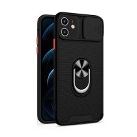 Husa spate pentru iPhone 11 - Slide Case Negru