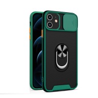 Husa spate pentru iPhone 11 - Slide Case Verde