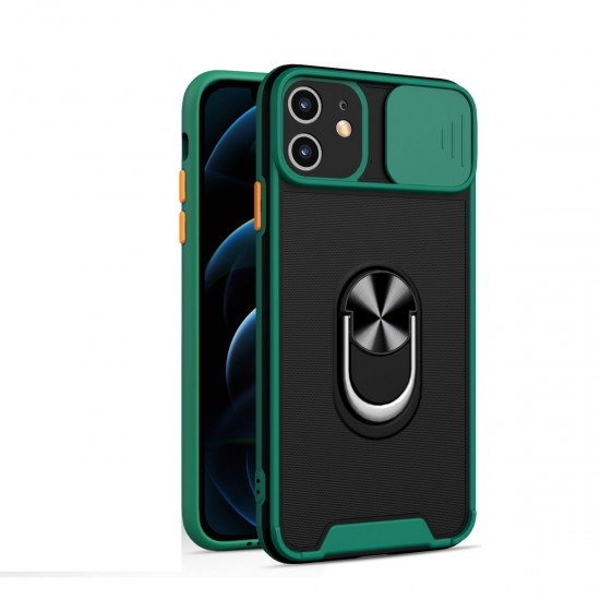 Husa spate pentru iPhone 11 - Slide Case Verde