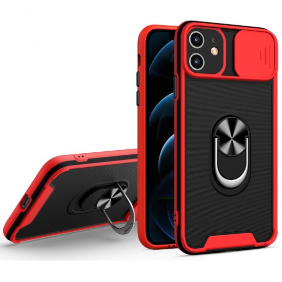 Husa spate pentru iPhone 11 - Slide Case Rosu