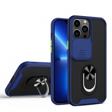 Husa spate Slide Case pentru iPhone 13 Pro Max - Albastru