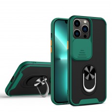 Husa spate Slide Case pentru iPhone 13 Pro - Verde