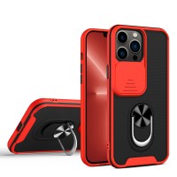 Husa spate pentru iPhone 13 Pro Max - Slide Case Rosu