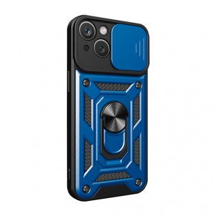 Husa spate pentru iPhone 13 - Slide Case Albastru Deschis