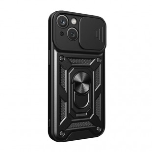 Husa spate pentru iPhone 13 - Slide Case Negru