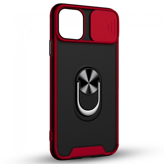 Husa spate Slide Case pentru iPhone 14 Pro Max - Rosu