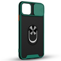 Husa spate pentru iPhone 14 Pro Max - Slide Case Verde