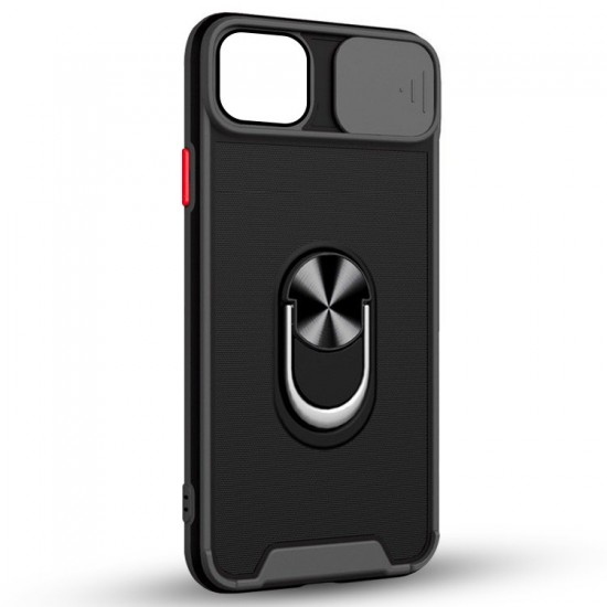 Husa spate Slide Case pentru iPhone 14 Plus - Negru