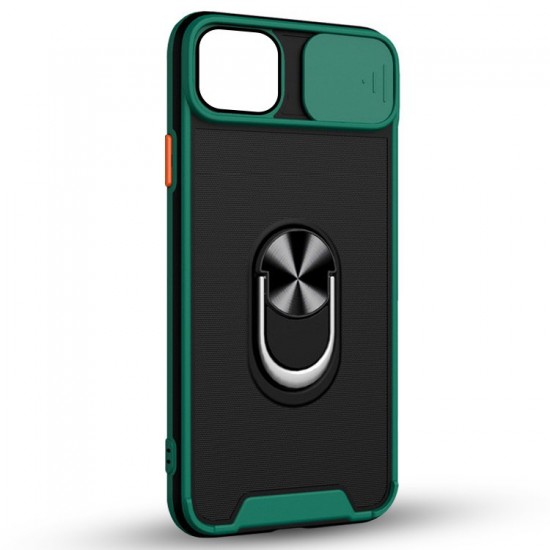 Husa spate Slide Case pentru iPhone 14 - Verde