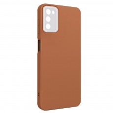 Husa spate Vanex Case pentru Samsung Galaxy A02s - Portocaliu Alb Husa spate Vanex Case pentru Samsung Galaxy A02s - Portocaliu Alb