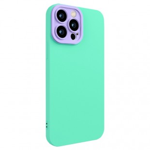 Husa spate pentru iPhone 13 Pro Max - Vanex Case Turcoaz Mov