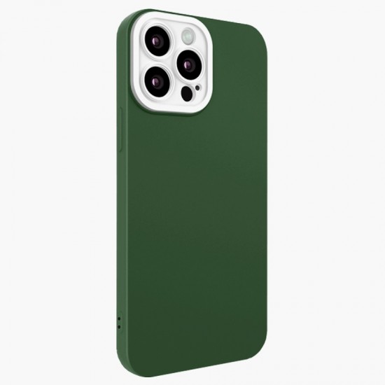 Husa spate pentru iPhone 13 Pro Max - Vanex Case Army Alb