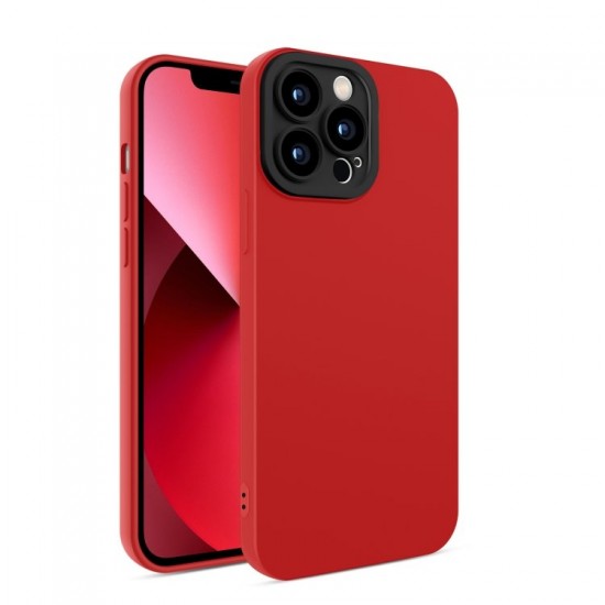 Husa spate pentru iPhone 13 Pro Max - Vanex Case Rosu si Alb