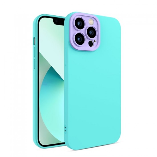 Husa spate pentru iPhone 13 Pro Max - Vanex Case Turcoaz Mov