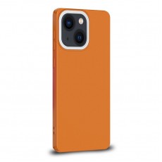 Husa spate Vanex Case pentru iPhone 14 Plus - Portocaliu Alb Husa spate Vanex Case pentru iPhone 14 Plus - Portocaliu Alb
