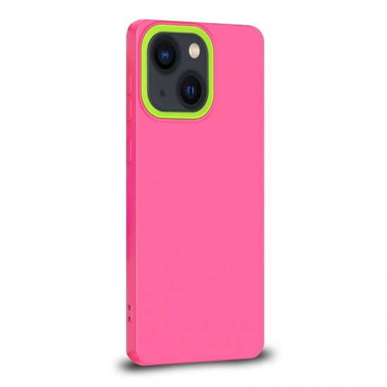 Husa spate Vanex Case pentru iPhone 14 Plus - Roz Verde