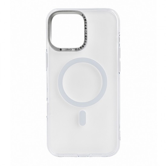 Husa spate pentru iPhone 17 Berlia Starburst Magsafe - Transparent