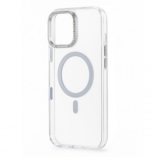 Husa spate pentru iPhone 17 Berlia Starburst Magsafe - Transparent