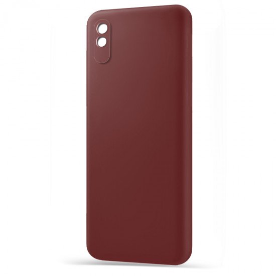 Husa spate pentru Xiaomi Redmi 9A - Silicon Line Marsala