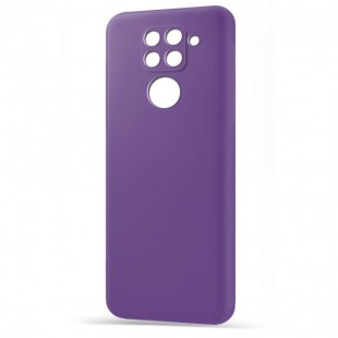 Husa spate pentru Xiaomi Redmi Note 9 - Silicon Line Mov