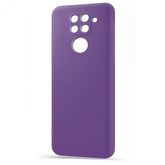 Husa spate pentru Xiaomi Redmi Note 9 - Silicon Line Mov