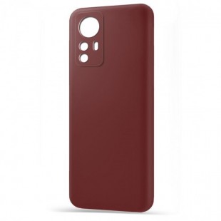 Husa spate pentru Xiaomi 12 5G - Silicon Line Marsala