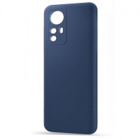 Husa spate pentru Xiaomi 12 Pro - Silicon Line Albastru