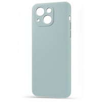 Husa spate pentru iPhone 14 - Silicon Line Gri