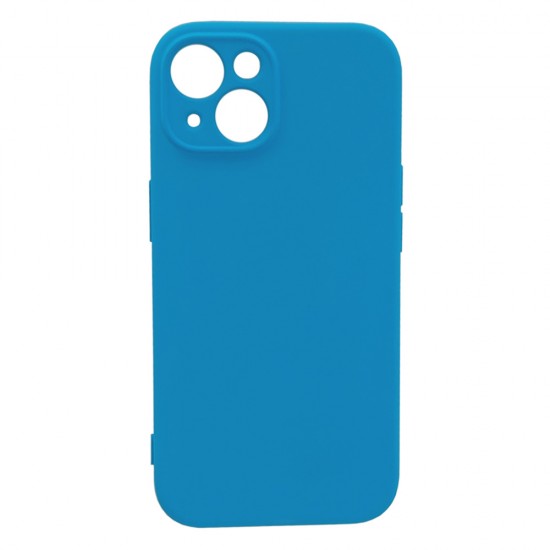 Husa spate pentru iPhone 15 Silicon Line - Bleu