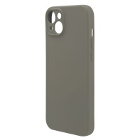 Husa spate pentru iPhone 15 Plus Silicon Line - Gri