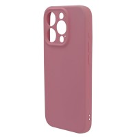 Husa spate pentru iPhone 15 Pro Silicon Line - Roz