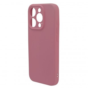 Husa spate pentru iPhone 15 Pro Silicon Line - Roz