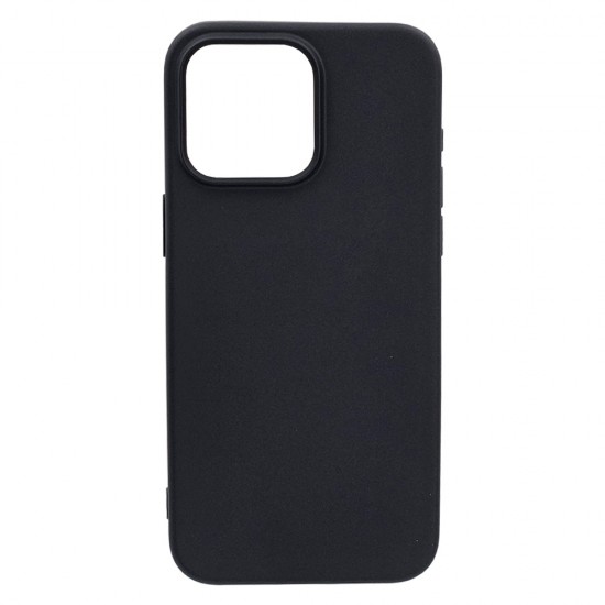 Husa spate pentru iPhone 15 Pro Max Silicon Line - Negru