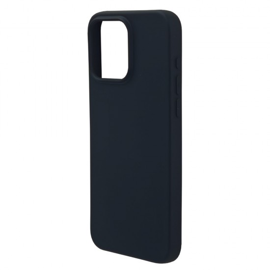 Husa spate pentru iPhone 15 Pro Max Silicon Line - Negru