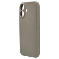 Husa spate pentru iPhone 16 Silicon Line - Crem