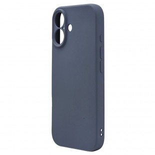 Husa spate pentru iPhone 16 Silicon Line - Gri