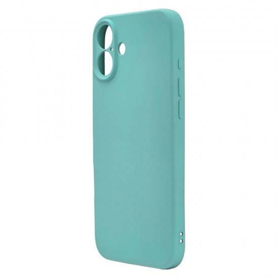 Husa spate pentru iPhone 16 Plus Silicon Line - Turcoaz