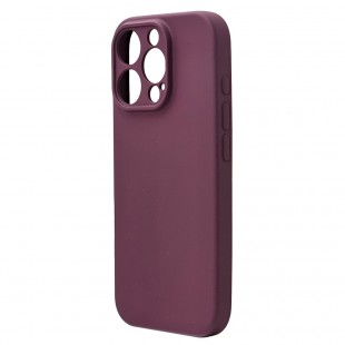 Husa spate pentru iPhone 16 Pro Max Silicon Line - Grena